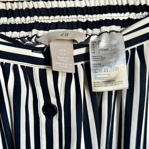 2 H&M Midi Striped Skirt - Picture 5 of 5